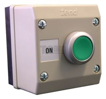 Control station fitted with green button c/w 1 N/O contact