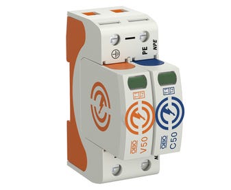 SURGE-DEV-V50-TYPE-1+2-1P+N-50kA