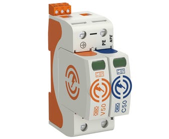SURGE-DEV-V50-TYPE-1+2-1P+N-50kA-+SENSOR