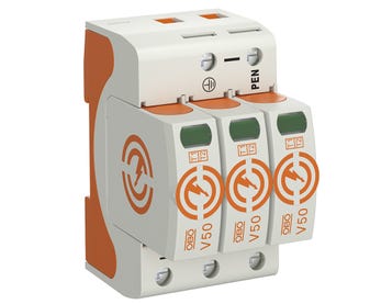 SURGE-DEV-V50-TYPE-1+2-3P-50kA