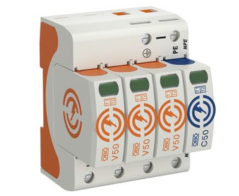 SURGE-DEV-V50-TYPE-1+2-3P+N-50kA